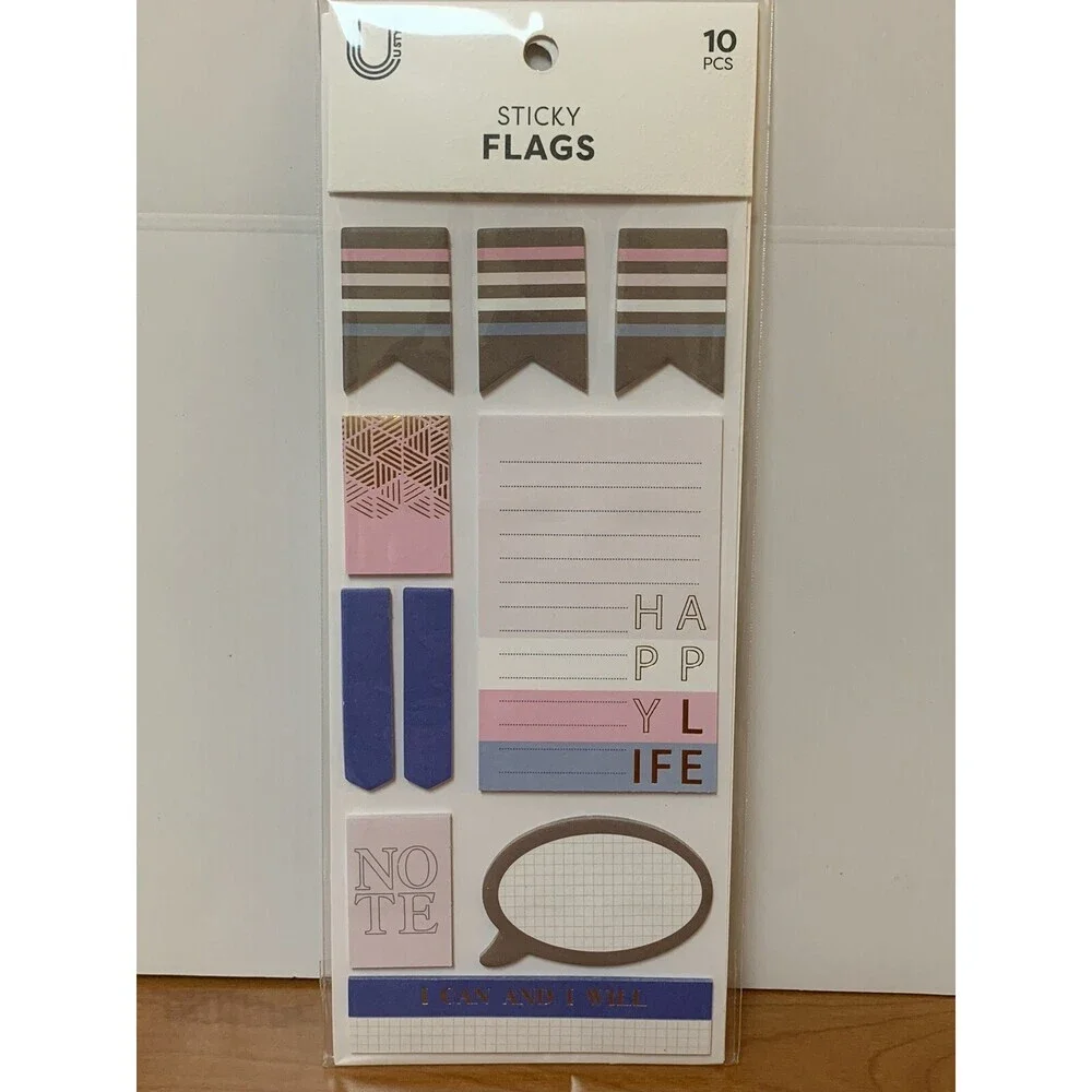 U Style Journal Stickers (379 PCs) And Sticky Flags (200 PCs)
